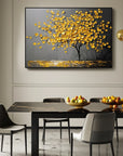 Multicolor Silence-Modern Hand-Painted Tree Of Life Abstract Wall Oil Painting - Artwallpainting