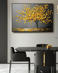 Multicolor Silence-Modern Hand-Painted Tree Of Life Abstract Wall Oil Painting - Artwallpainting