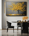 Multicolor Silence-Modern Hand-Painted Tree Of Life Abstract Wall Oil Painting - Artwallpainting