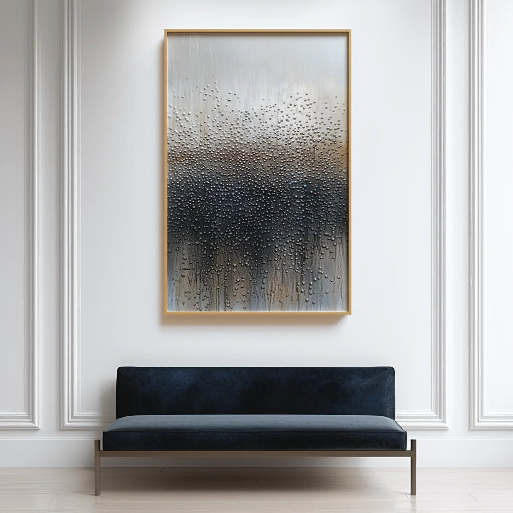 Multicolor Silent Gravity-Modern Minimalist Abstract Water Droplet Wall Art - Artwallpainting