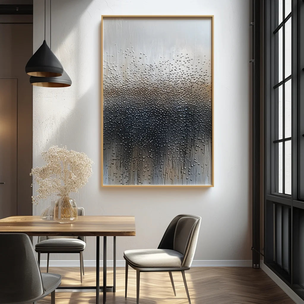 Multicolor Silent Gravity-Modern Minimalist Abstract Water Droplet Wall Art - Artwallpainting