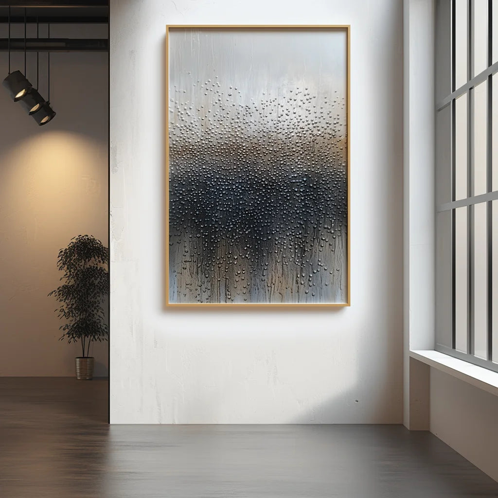 Multicolor Silent Gravity-Modern Minimalist Abstract Water Droplet Wall Art - Artwallpainting