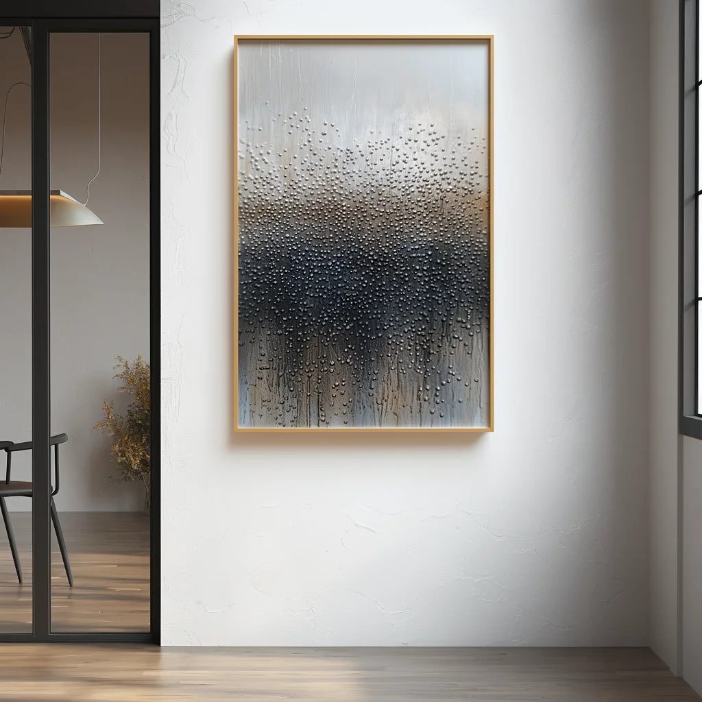 Multicolor Silent Gravity-Modern Minimalist Abstract Water Droplet Wall Art - Artwallpainting