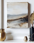 Multicolor Silent Horizon - Abstract Wall Art Of Natural Atmosphere In Indoor Or Bedroom - Artwallpainting