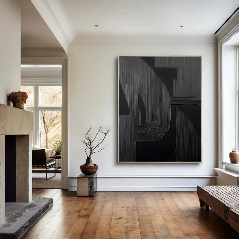 Multicolor Silent Rhythm - Modern Textured Abstract Artwork - Artwallpainting