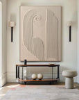 Multicolor Spiral Harmony Textured Art - Artwallpainting