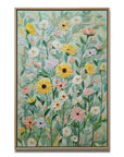 Multicolor Sunflowers & Blossoms Textured Oil Painting | Floral Wall Art For Home Decor - Artwallpainting