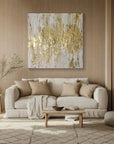 Multicolor Symphony - Hand-Painted Textured Abstract Oil Painting - Artwallpainting