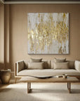 Multicolor Symphony - Hand-Painted Textured Abstract Oil Painting - Artwallpainting