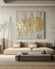 Multicolor Symphony - Hand-Painted Textured Abstract Oil Painting - Artwallpainting