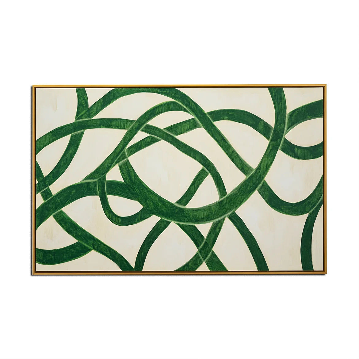 Multicolor Tangled Rhythm - Abstract Oil Painting For Textured Modern Wall Art - Artwallpainting