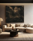 Multicolor Textured Abstract Oil Painting - Modern Minimalist Wall Art - Artwallpainting