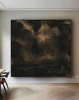 Multicolor Textured Abstract Oil Painting - Modern Minimalist Wall Art - Artwallpainting
