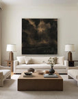 Multicolor Textured Abstract Oil Painting - Modern Minimalist Wall Art - Artwallpainting