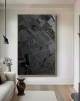 Multicolor Textured Abstract Oil Painting - Modern Minimalist Wall Art - Artwallpainting