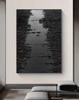 Multicolor Textured Abstract Pathway Canvas - Artwallpainting