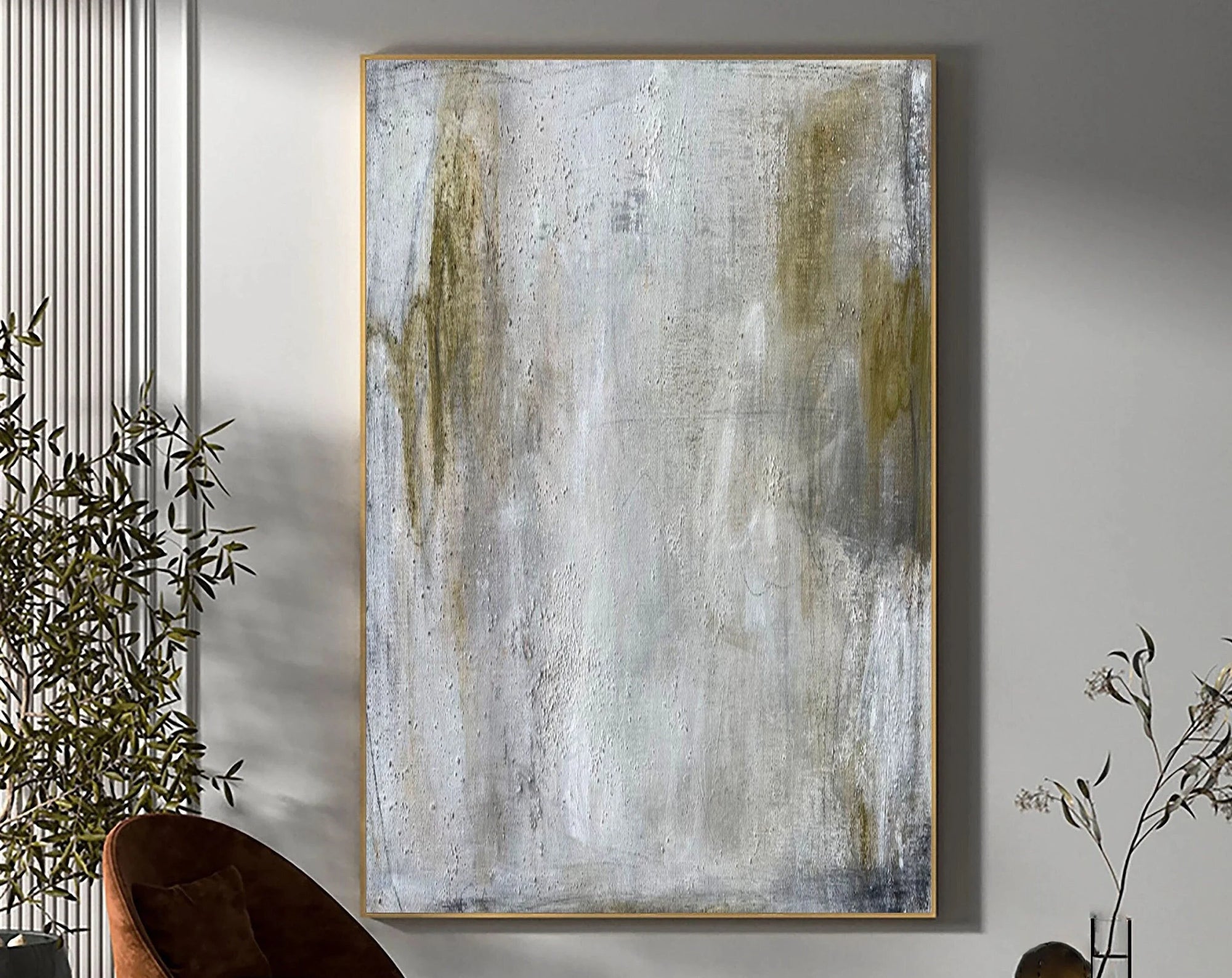 Multicolor Textured Abstract Serenity Wall Art - Artwallpainting