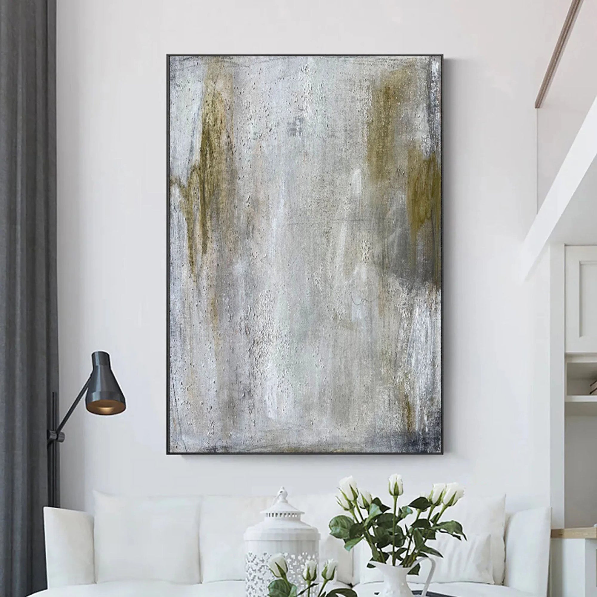 Multicolor Textured Abstract Serenity Wall Art - Artwallpainting