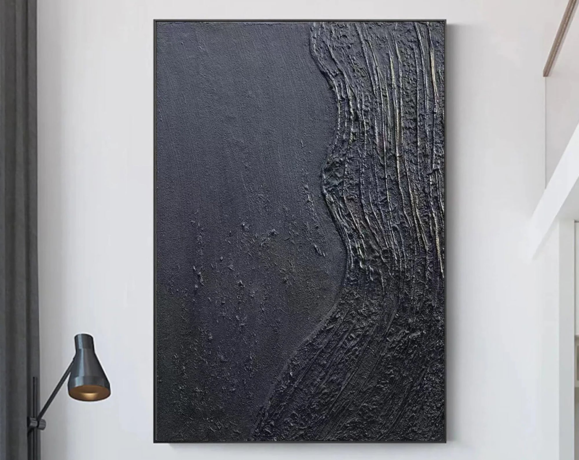 Multicolor Textured Abstract Wall Art - Artwallpainting