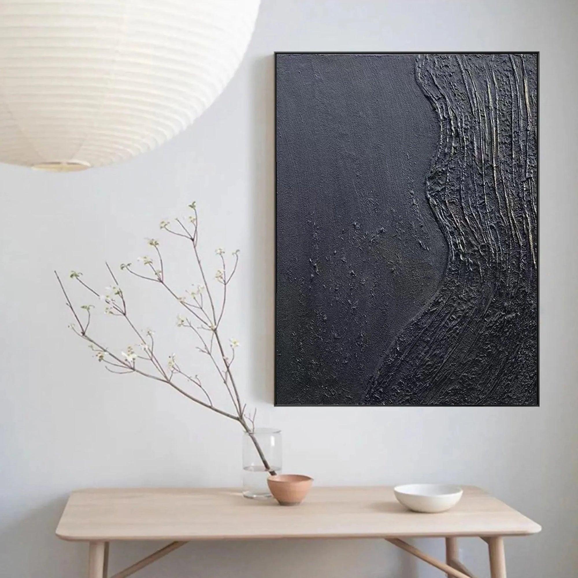 Multicolor Textured Abstract Wall Art - Artwallpainting
