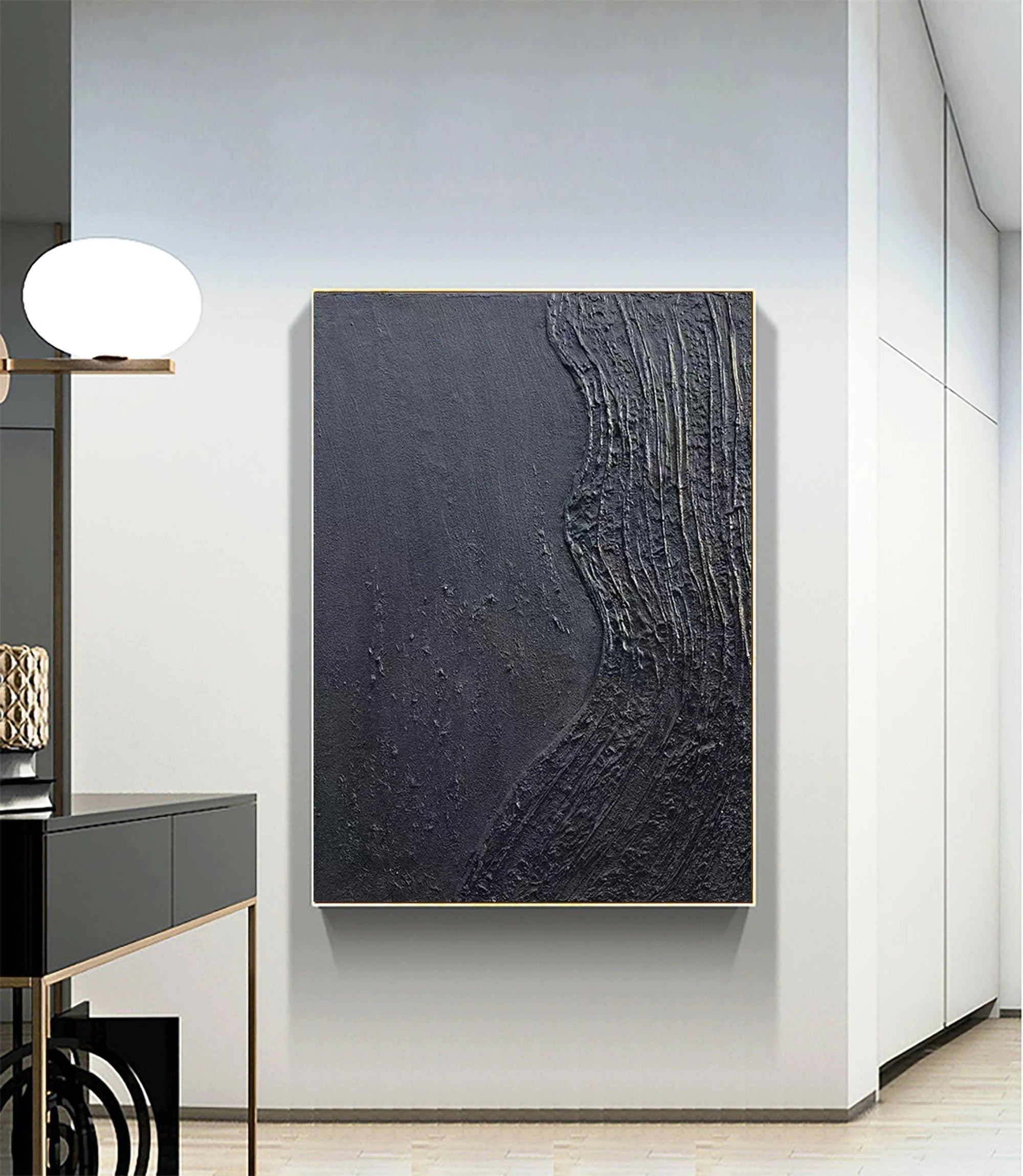 Multicolor Textured Abstract Wall Art - Artwallpainting