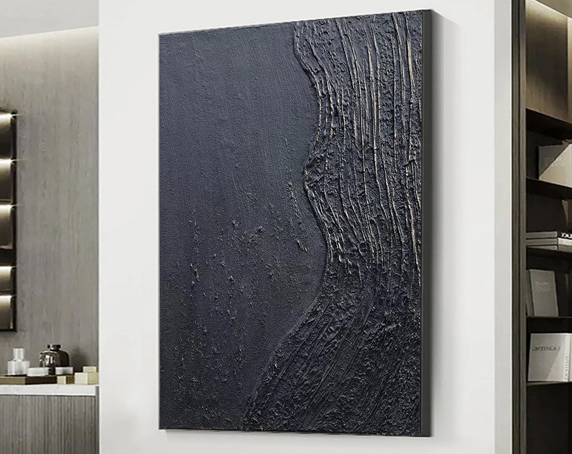 Multicolor Textured Abstract Wall Art - Artwallpainting