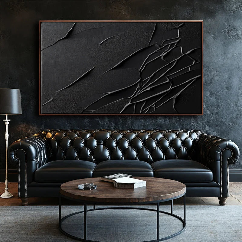 Multicolor Textured Abstract Wall Art - Minimalist Modern Canvas Painting - Artwallpainting