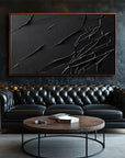 Multicolor Textured Abstract Wall Art - Minimalist Modern Canvas Painting - Artwallpainting