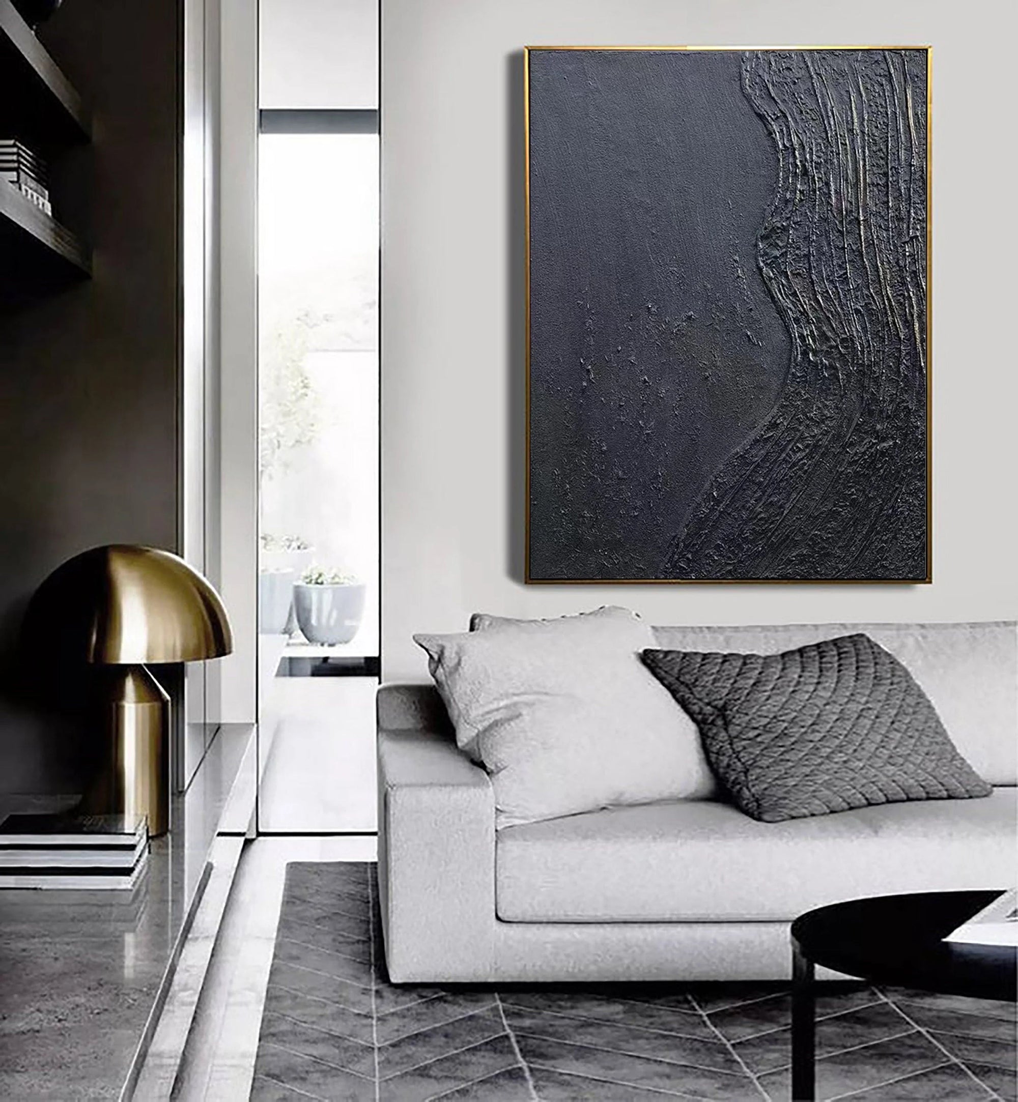 Multicolor Textured Abstract Wall Art - Artwallpainting