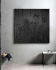 Multicolor Textured Canvas Wall Art - Abstract Minimalist Design - Artwallpainting