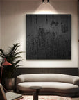 Multicolor Textured Canvas Wall Art - Abstract Minimalist Design - Artwallpainting