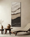 Multicolor Textured Earth Tones Canvas - Artwallpainting
