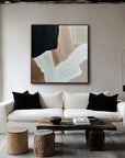Multicolor Textured Flow Abstract Layers - Artwallpainting