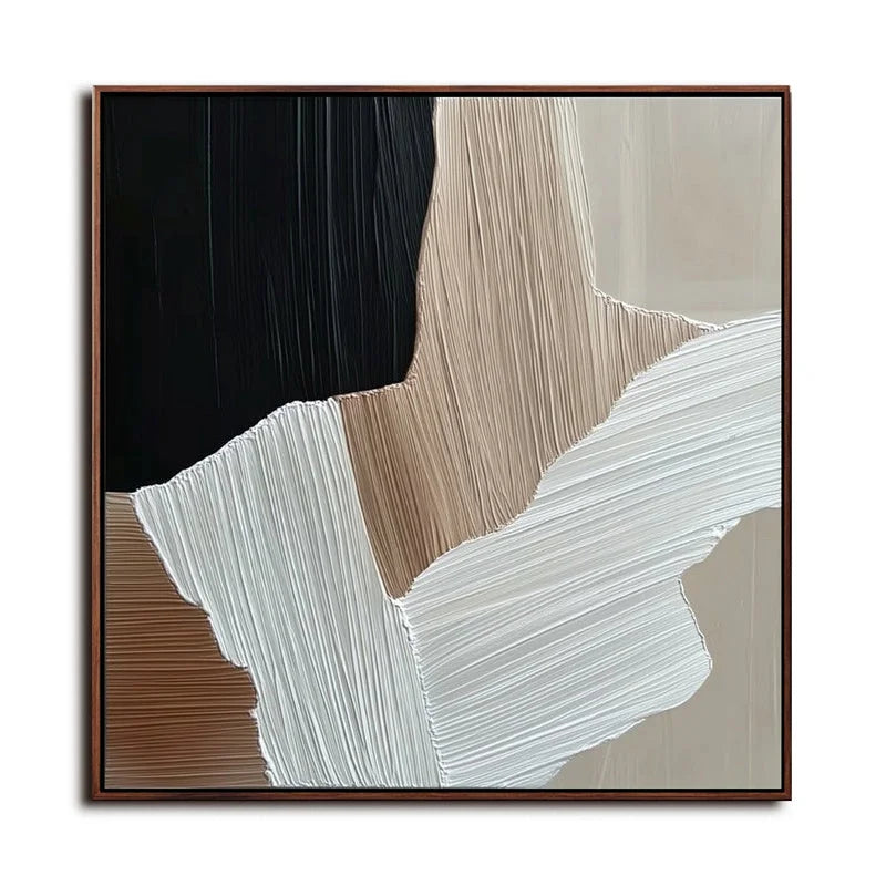 Multicolor Textured Flow Abstract Layers - Artwallpainting