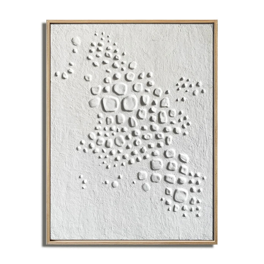 Multicolor Textured Forms Organic Art - Artwallpainting