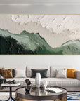 Multicolor Textured Horizon - Abstract Earth And Sky Wall Art - Artwallpainting