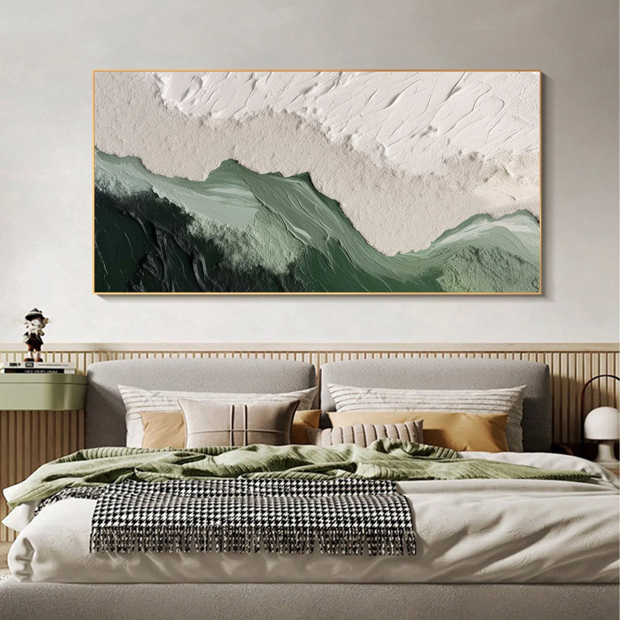 Multicolor Textured Horizon - Abstract Earth And Sky Wall Art - Artwallpainting
