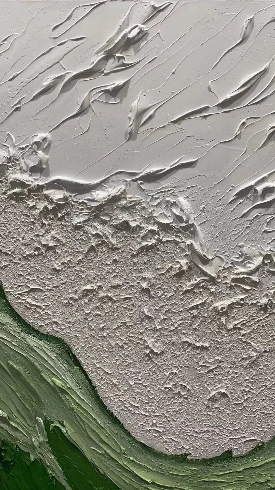 Multicolor Textured Horizon - Abstract Earth And Sky Wall Art - Artwallpainting