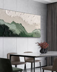 Multicolor Textured Horizon - Abstract Earth And Sky Wall Art - Artwallpainting