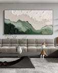 Multicolor Textured Horizon - Abstract Earth And Sky Wall Art - Artwallpainting