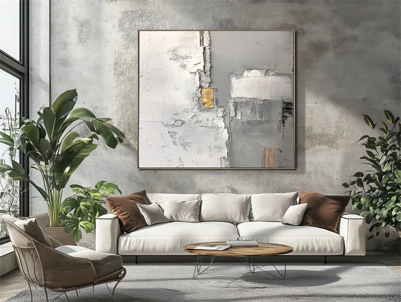 Multicolor Textured Minimalist Abstract - Artwallpainting