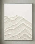 Multicolor Textured Minimalist Mountain Canvas Wall Art - Artwallpainting