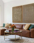 Multicolor Textured Patterns Abstract Linear Canvas Set Of 2 - Artwallpainting