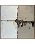 Multicolor Textured Quadrant Canvas Art - Artwallpainting