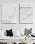 Multicolor Textured Serenity Abstract Painting Set Of 2 - Artwallpainting
