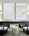 Multicolor Textured Serenity Abstract Painting Set Of 2 - Artwallpainting