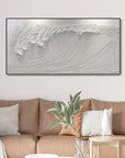 Multicolor Textured Wave Abstract Wall Art For Modern Decor - Artwallpainting