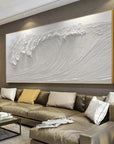 Multicolor Textured Wave Abstract Wall Art For Modern Decor - Artwallpainting