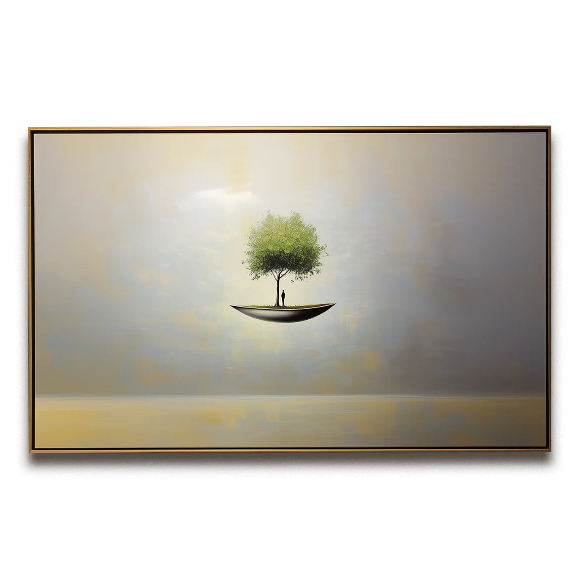 Multicolor The Solitary Journey - Art Canvas - Artwallpainting