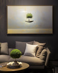 Multicolor The Solitary Journey - Art Canvas - Artwallpainting